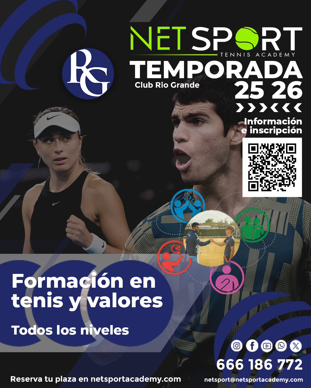 Cartel NSTA&RG - Temporada 2025 - 2026